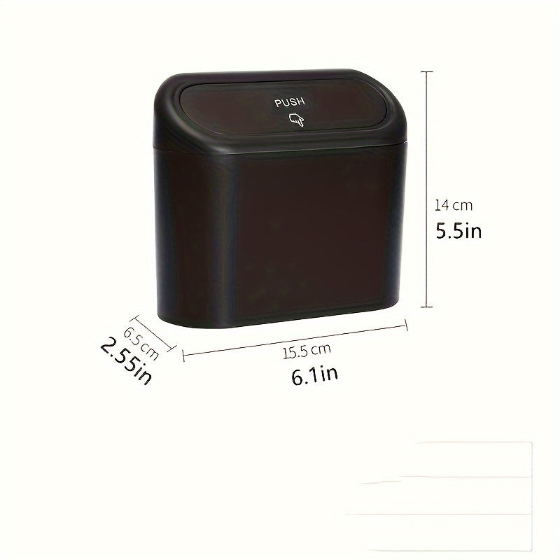 Car Door Side Storage Bin Hanging Storage Bin With Lid Seat Back Storage Box