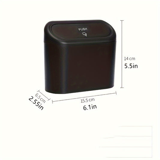 Car Door Side Storage Bin Hanging Storage Bin With Lid Seat Back Storage Box
