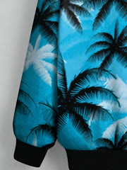 Coconut Tree Pattern Kid's Sweatshirt Unisex Pullover Casual Long Sleeve Top