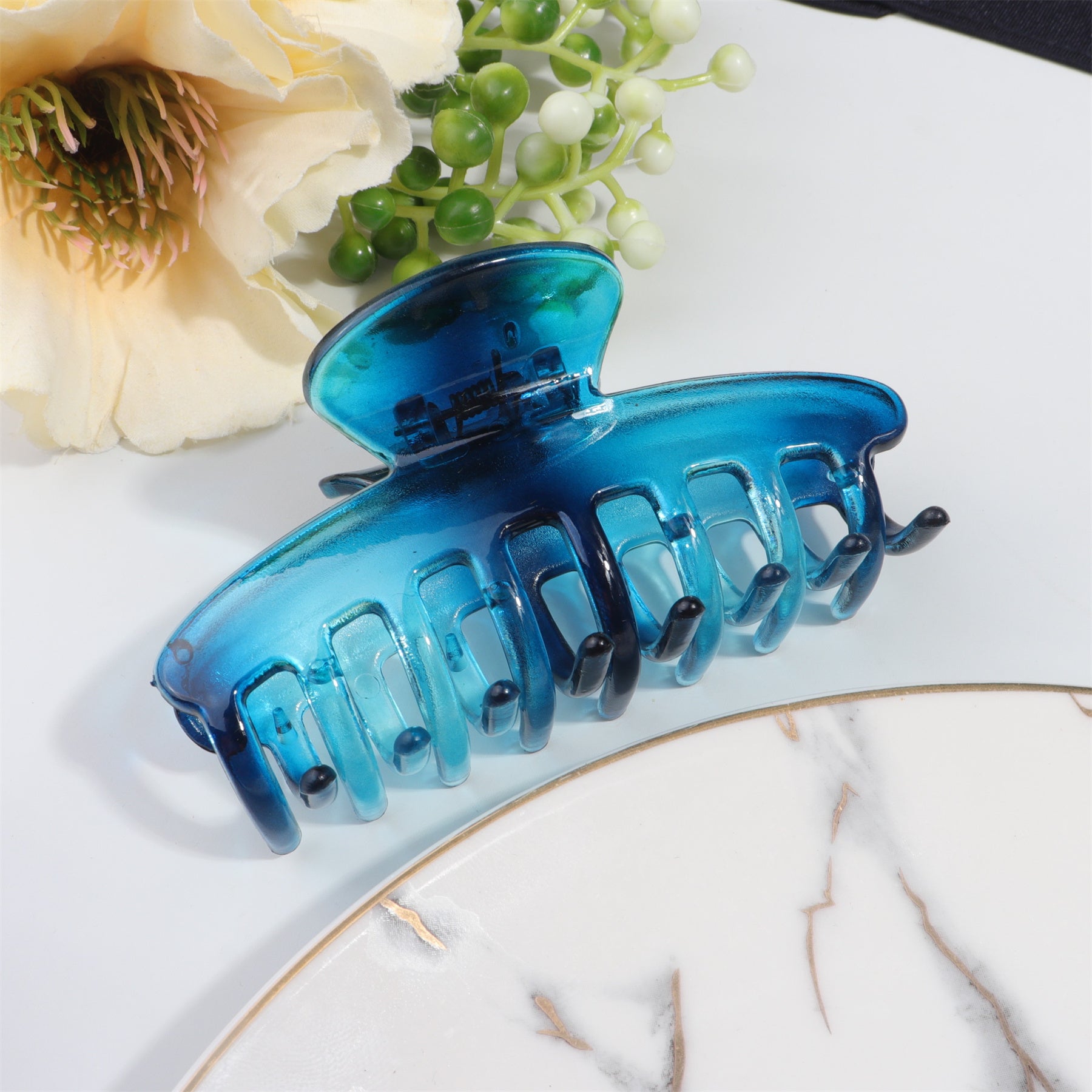 Gradient Large Hair Claw Clips Non-slip Strong Hold Jaw Clip Hair Clam