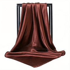Hip Hop Street Dance Solid Silk Scarf Men's Dancing Bandana Marine Stage