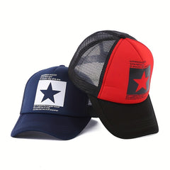 Men's Sunshade Baseball Cap Outdoor Sunscreen Breathable Mesh Hat