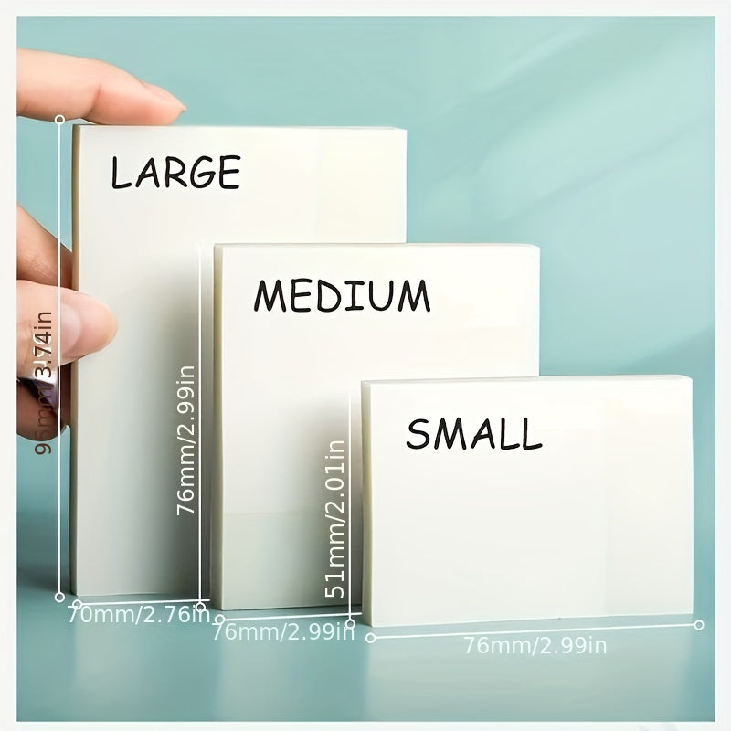 50 Transparent Sticky Notes for Notebooks & Diaries School & Office Supplies