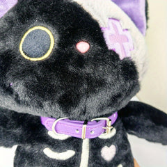 Skeleton Cat Plush Toy Halloween Home Decor Gift