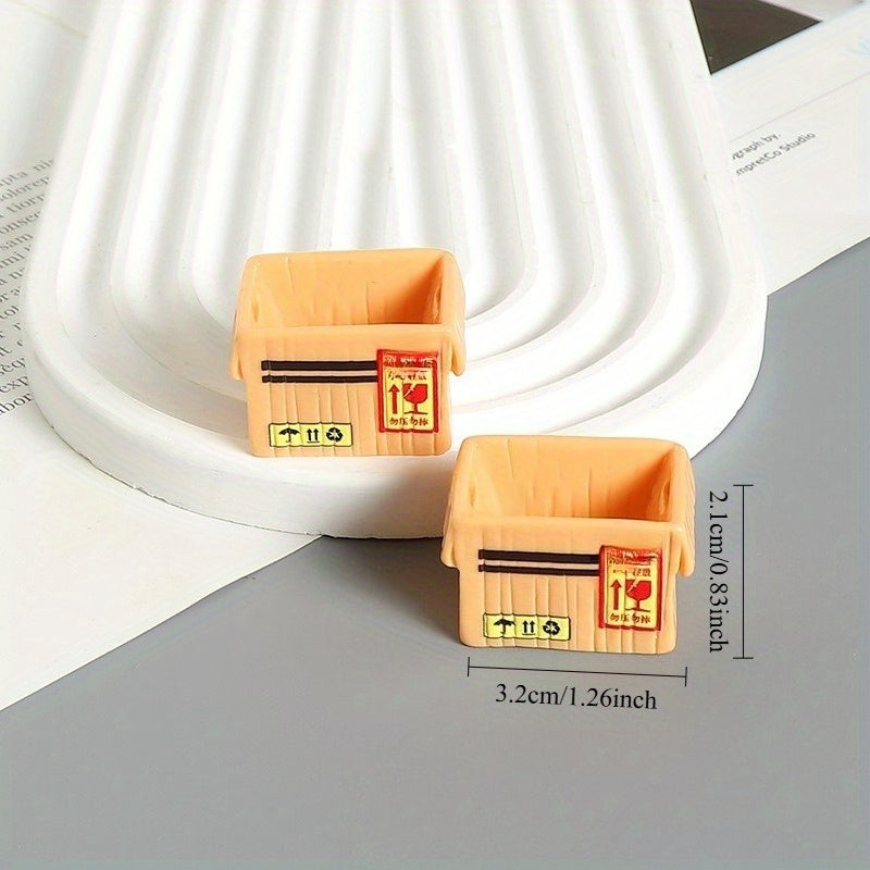 3D Mini Bread Basket Resin Tray for DIY Crafts Games Ornaments