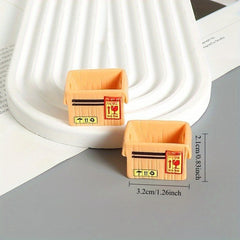 3D Mini Bread Basket Resin Tray for DIY Crafts Games Ornaments