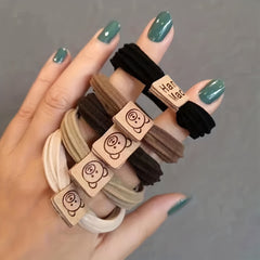 5pcs High Elastic Hair Ring Style Hair Ties
