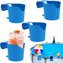 Swimming Pool Storage Rack Beverage Cup Holder Hand Sanitizer Hanger