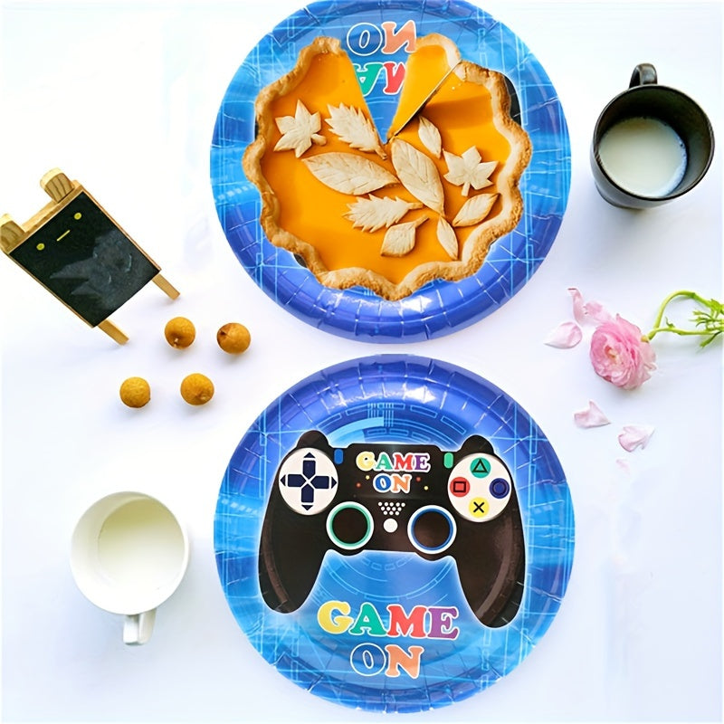 40pcs Video Game Birthday Party Tableware Set Gaming Happy Birthday Supplies