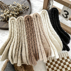 6 Pairs Soft Mid Tube Socks Women's Stockings