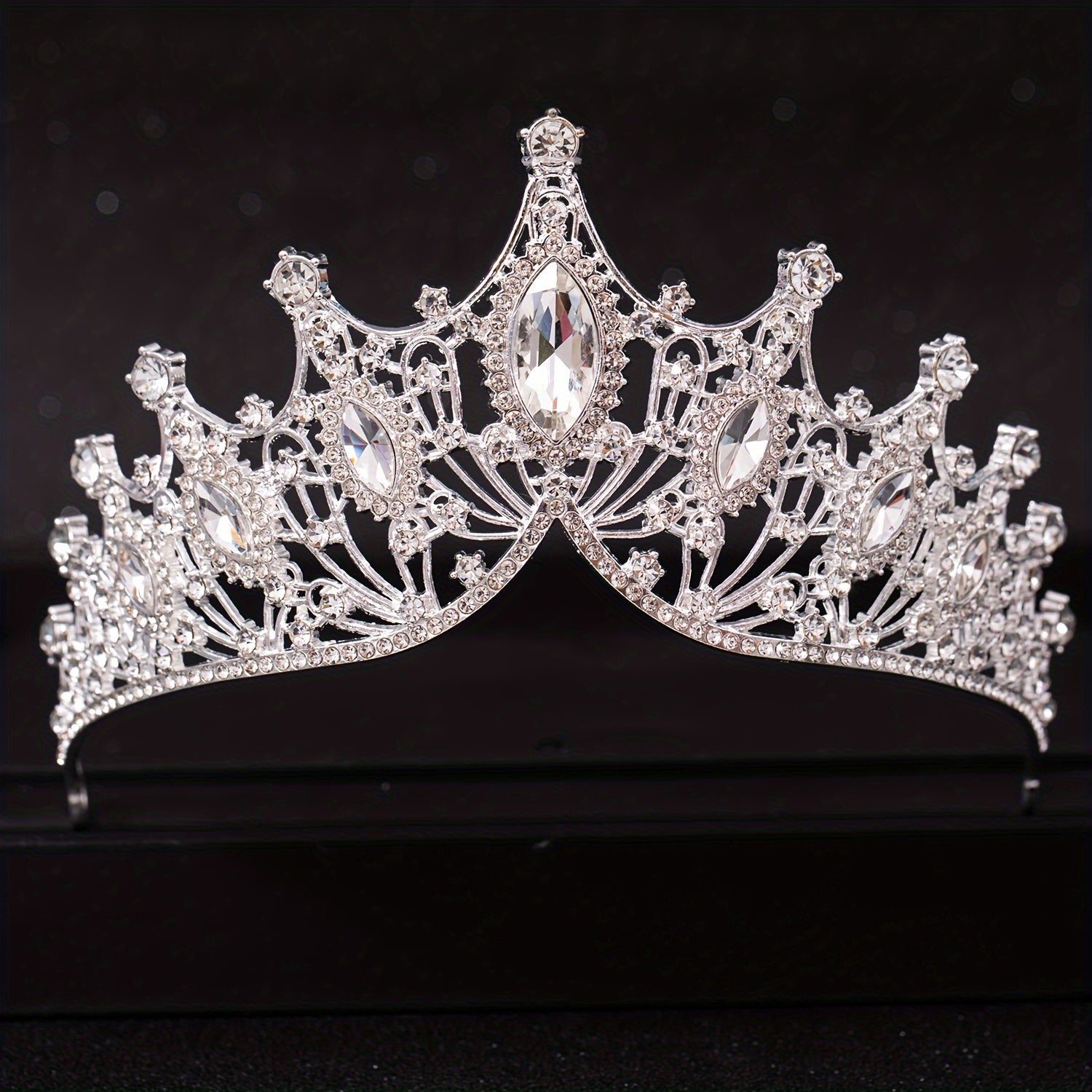 Golden Baroque Queen Crown And Tiaras For Women