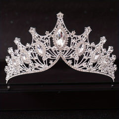Golden Baroque Queen Crown And Tiaras For Women