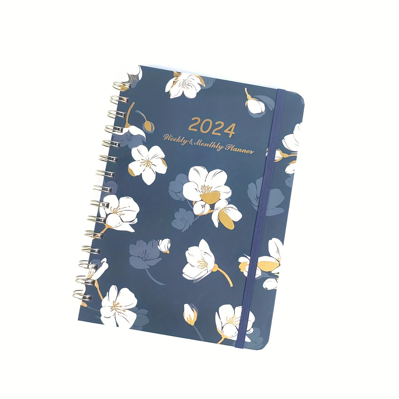 24 Years 12 Months Creative Flower A5 Weekly Plan Coil Book