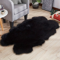 Soft Shaggy Area Rug Sheepskin Fuzzy Rug Nursery Decor Throw Rugs Bedroom