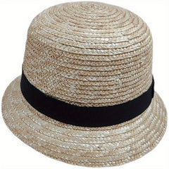 Baby Sunshade Straw Fisherman Hat for Summer