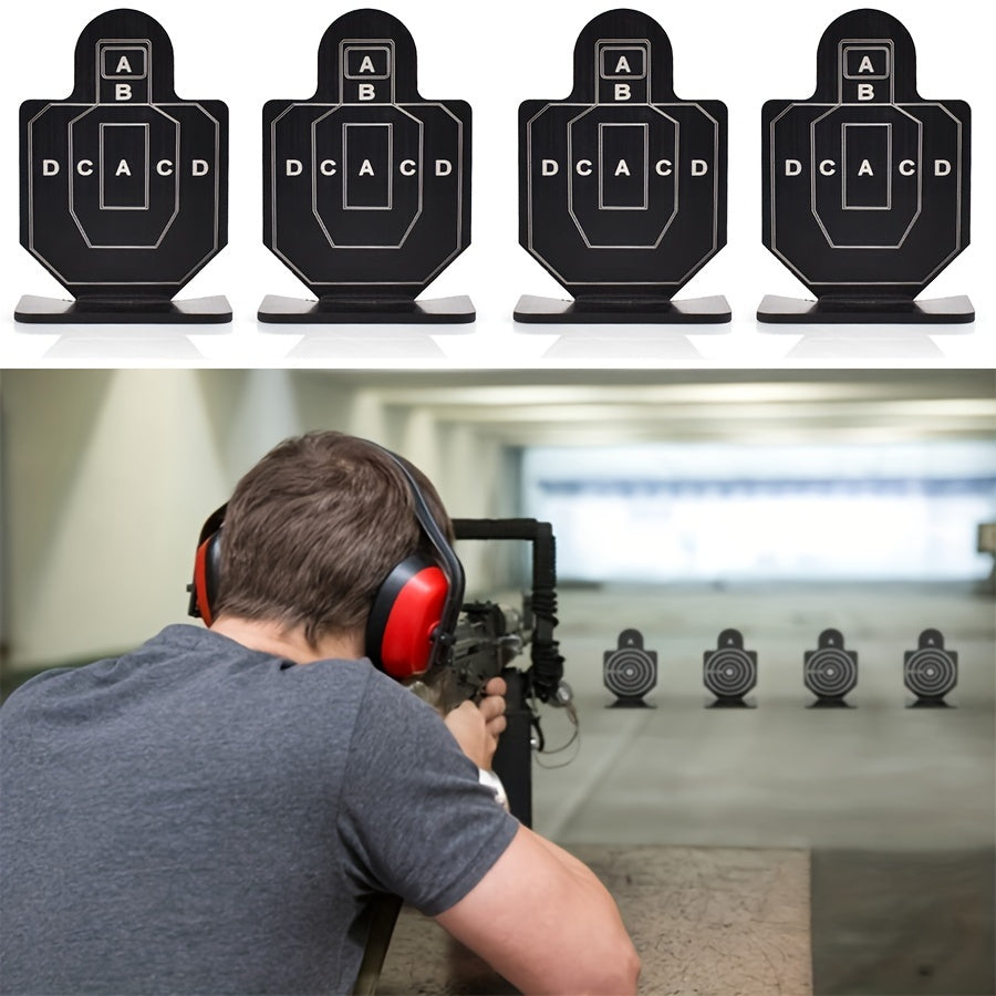 4pcs Aluminum Alloy Target for Outdoor Entertainment and Party