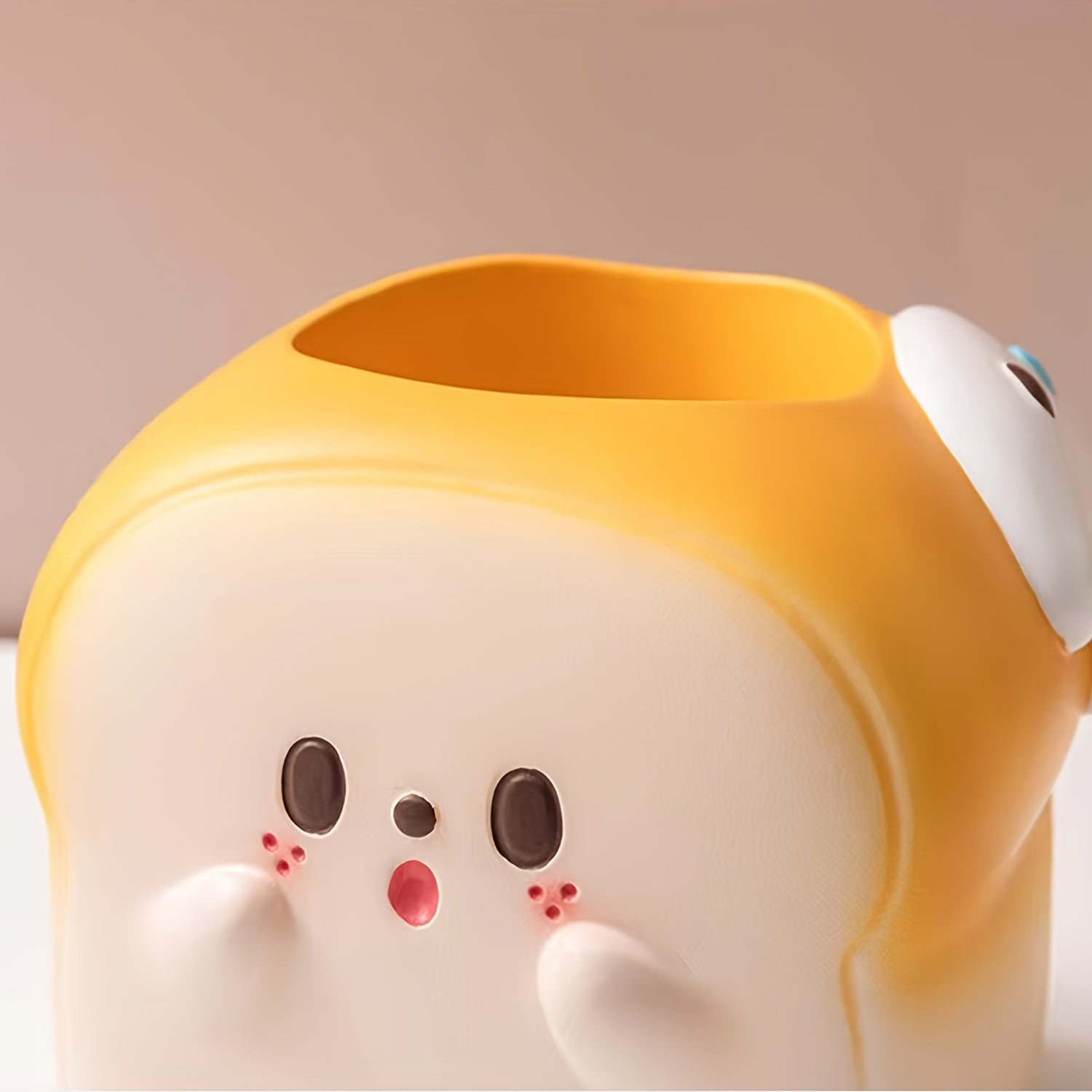 Bread Toast Pencil Holder Cosmetic Storage