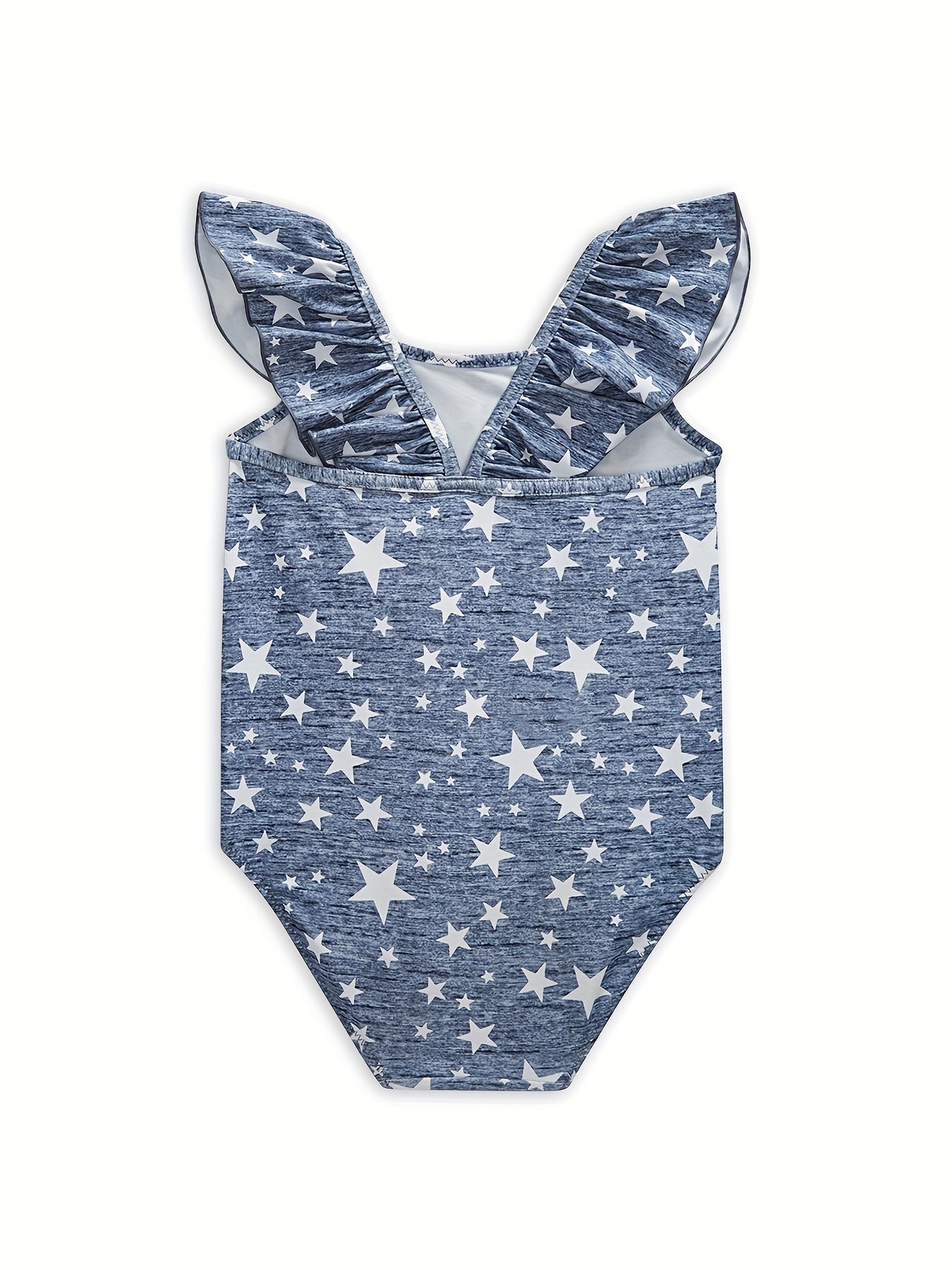 One Piece Landubi Little Star Print Girls Swimsuit