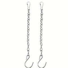 2pcs Hanging Chain For Bird Feeders Planters Lanterns And Ornaments Silvery