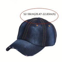 Unisex Sunshade Baseball Cap With Letter Embroidery