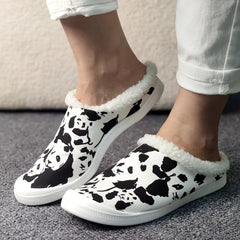Women's Winter Warm Sneakers Panda Comfy Flat Shoes