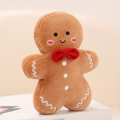 Gingerbread Man Plushie Toy Doll - Christmas Decoration Soft Anime Pillow