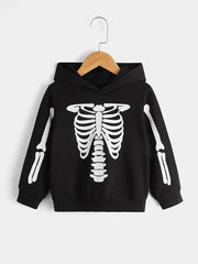 Boy's Skeleton Hoodie for Halloween