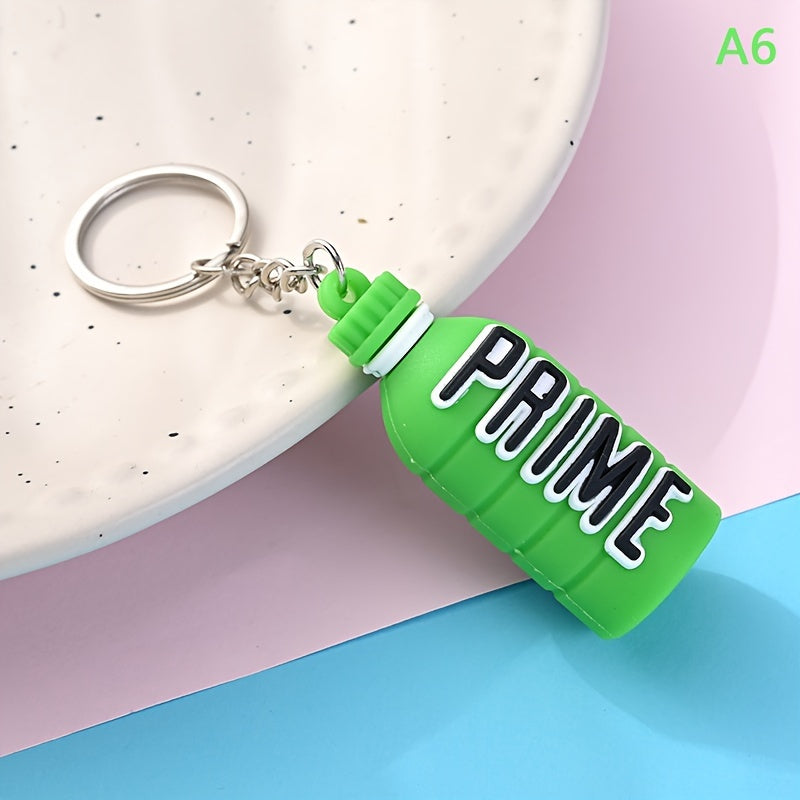 Drink Bottle Keychain Water Bottle Keyring Bag Pendant