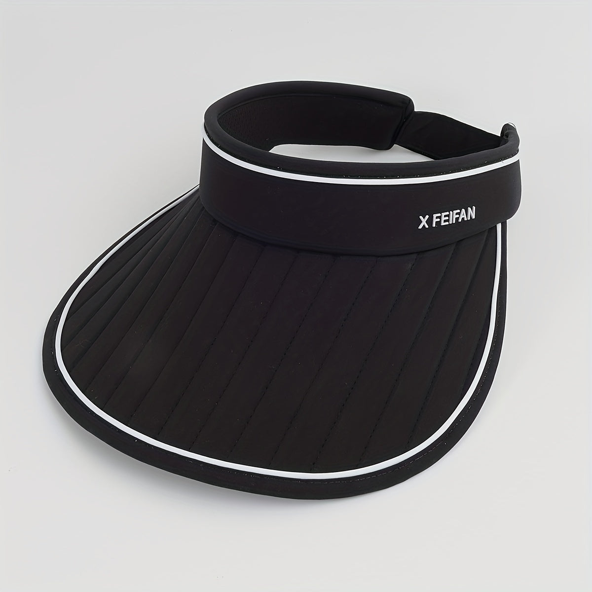 Wide Brim Ponytail Visor Hat UV Protection Sun Hat