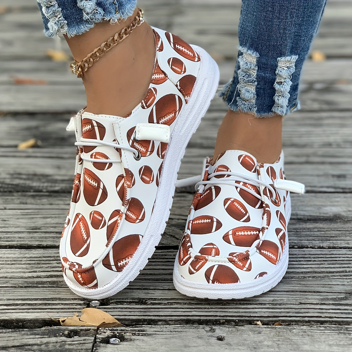 Women's Rugby Pattern Skate Shoes Light Lace Canvas Sneakers