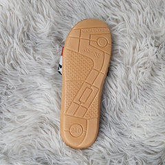 Women's Colorblock Flat Slides Star Pattern Linen Shoes