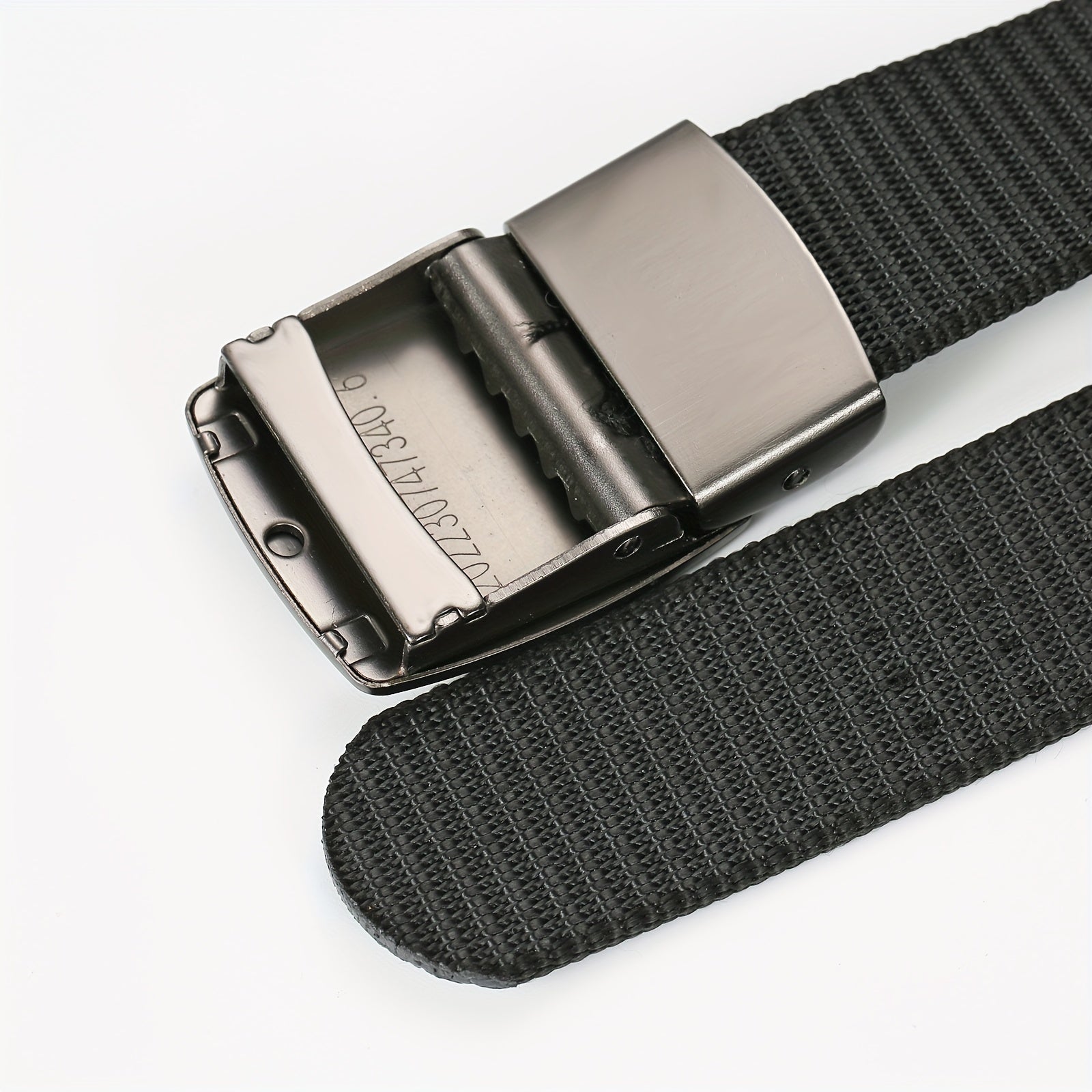 Polyester Fiber Belt with Automatic Buckle for Men