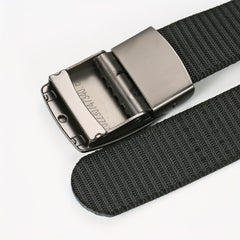 Polyester Fiber Belt with Automatic Buckle for Men