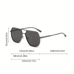 Men's UV Resistant Casual Sunglasses with Glasses Box