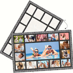 101x152 Sublimation Throw Blanket Heat Press 9 15 20 Grids - Blank