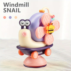 Baby Bath Toy with Suction Cup Spinning Top