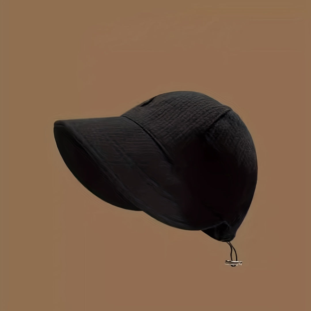 Casual Bucket Hat Wide Brim Sunscreen Baseball Cap for Women