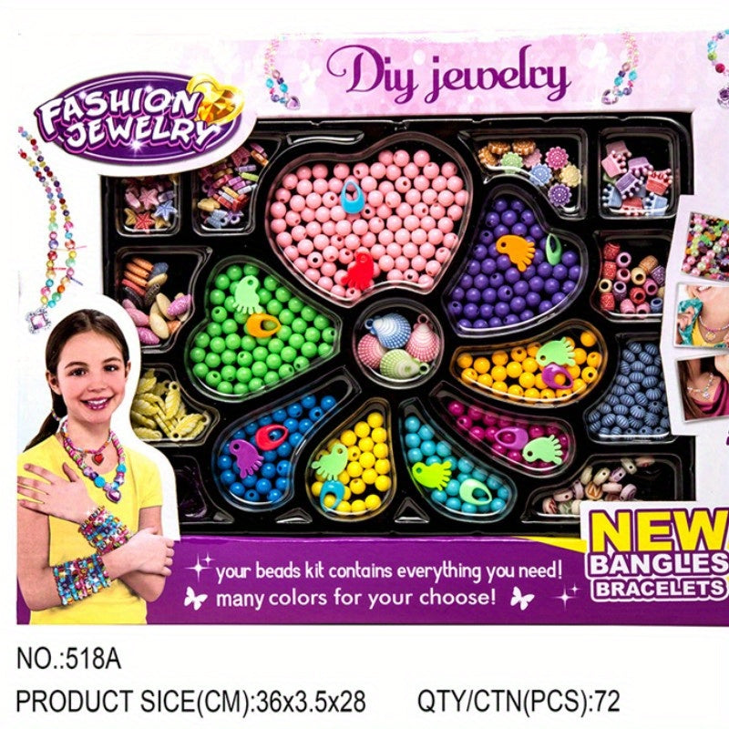 DIY Pop Beads Toy Necklace Bracelet Set for Kids