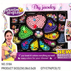 DIY Pop Beads Toy Necklace Bracelet Set for Kids