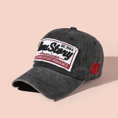 Men's Washed Sun Protection Hat Street Baseball Cap