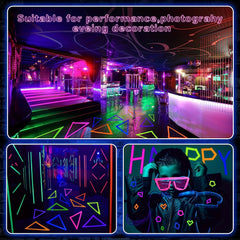 Neon UV Light Luminous Tape 1.52cm x 5.03m