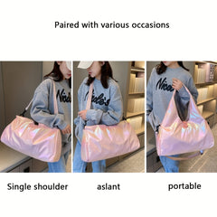 Large Capacity Yoga Bag With Wet Pocket Lightweight & Water proof Shoulder Bag
