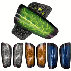 1 Pair Professional Football Shin Guards with Shock Absorbing Protection