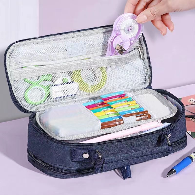 Large Capacity Multifunctional Pen Bag for School Students