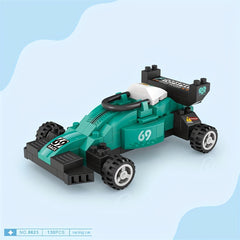 Car Building Blocks Small Particle Toy Models Mini Ornaments Holiday