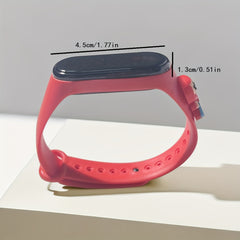 Oval Electronic Watch LED Screen Waterproof Doll Cartoon Wristwatch