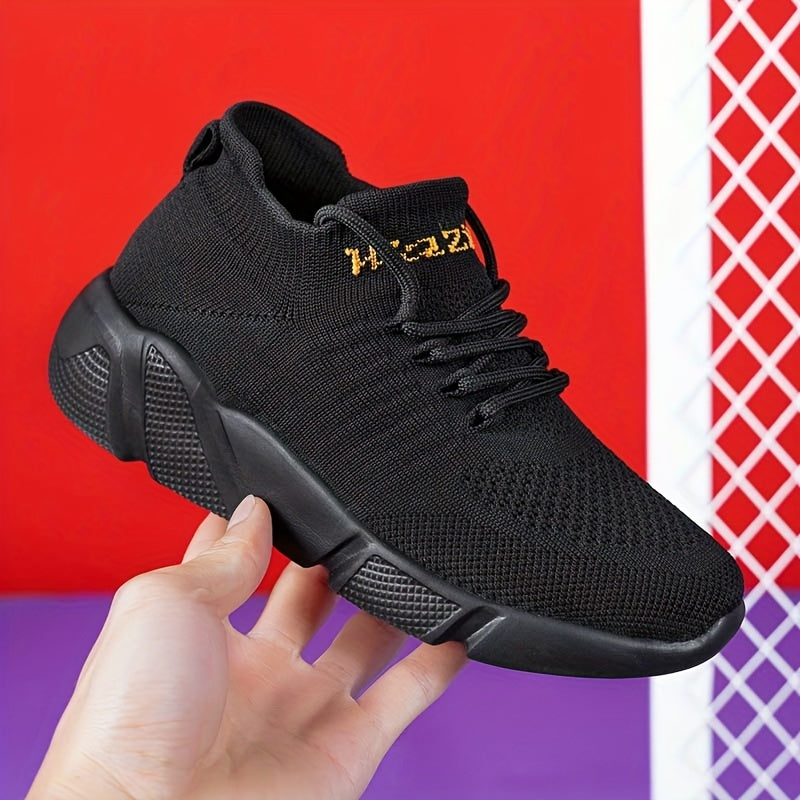 Men's Lace up Sneakers Cushioned Running Shoes