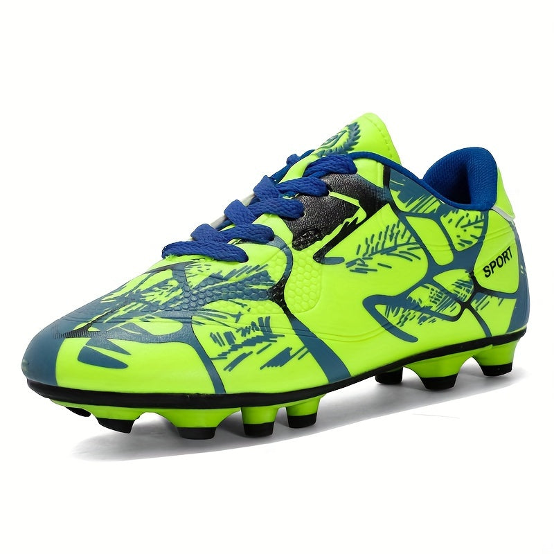 Boys' Non Slip Soccer Cleat w/ Spikes Outdoor Breathable Shoes