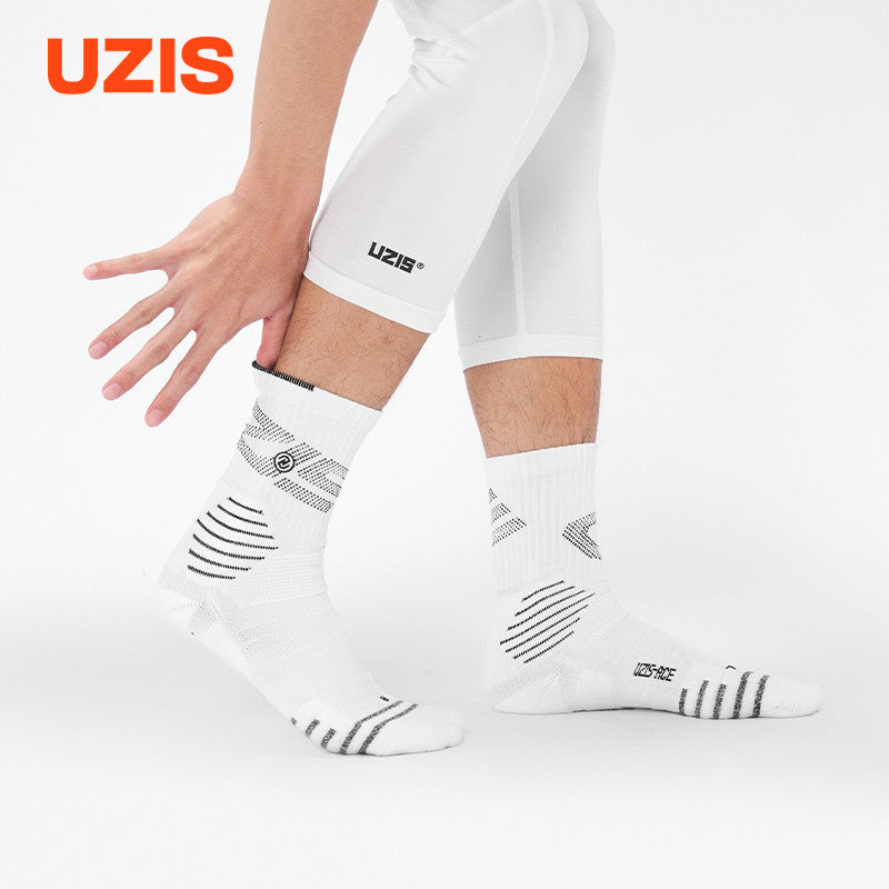 Uzis Non Slip Basketball Socks w/ Towel Bottoms Compression Socks