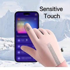 Winter Touch Screen Gloves Short Windproof Waterproof Gloves Outdoor Sports